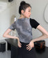 Color Block Cut-Out Top